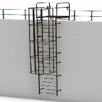 Вертикальная стеновая лестница